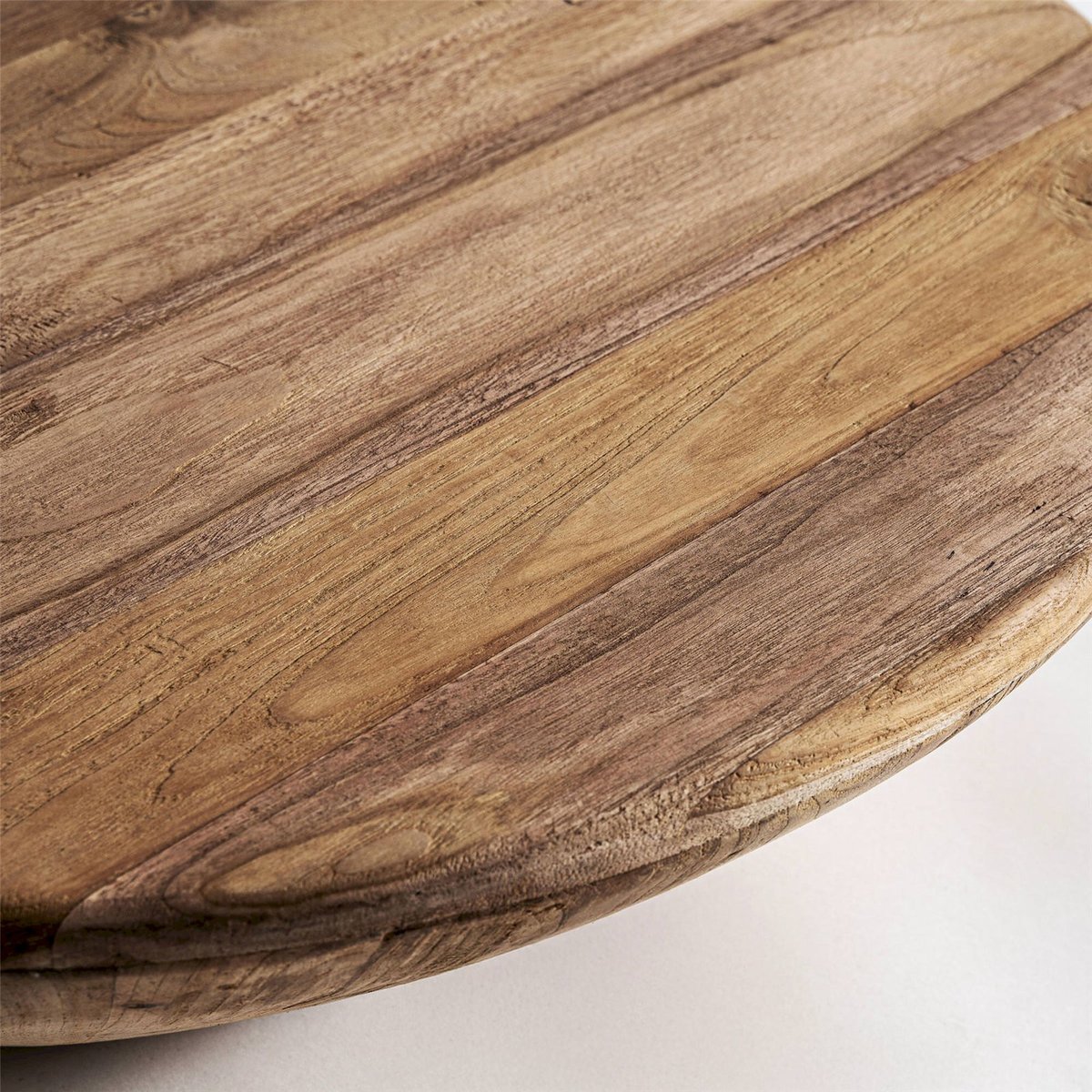 Table basse en bois de chemin de fer vieilli brun clair vieilli naturel, RECOLLECTION