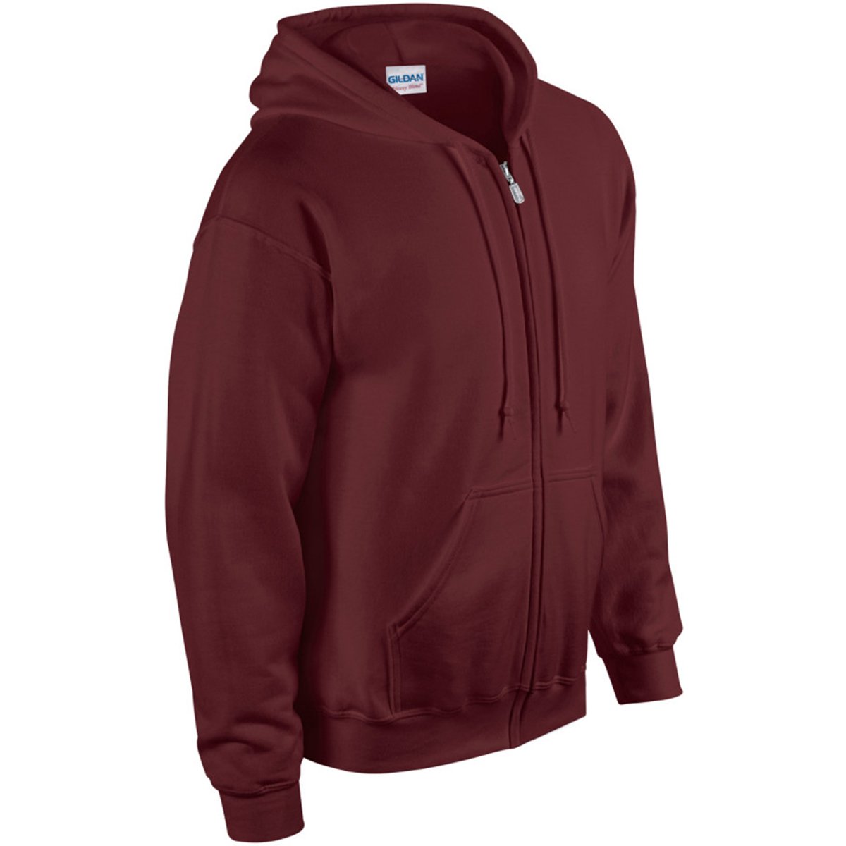Sweat à capuche bordeaux, GILDAN