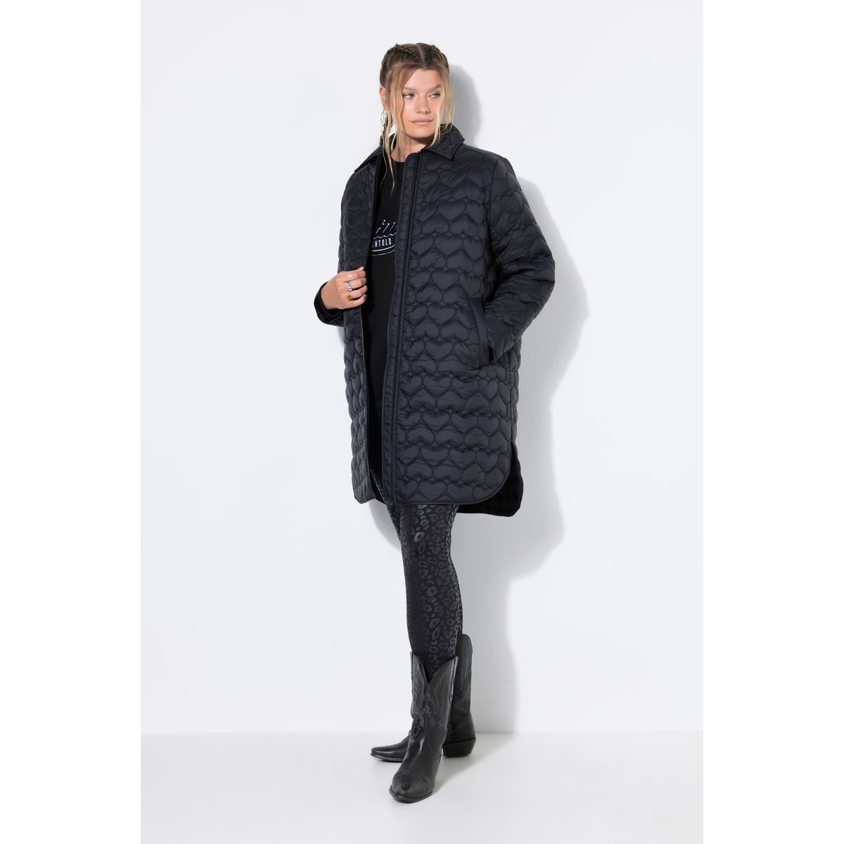 Manteau coupe Loose Shape noir, STUDIO UNTOLD