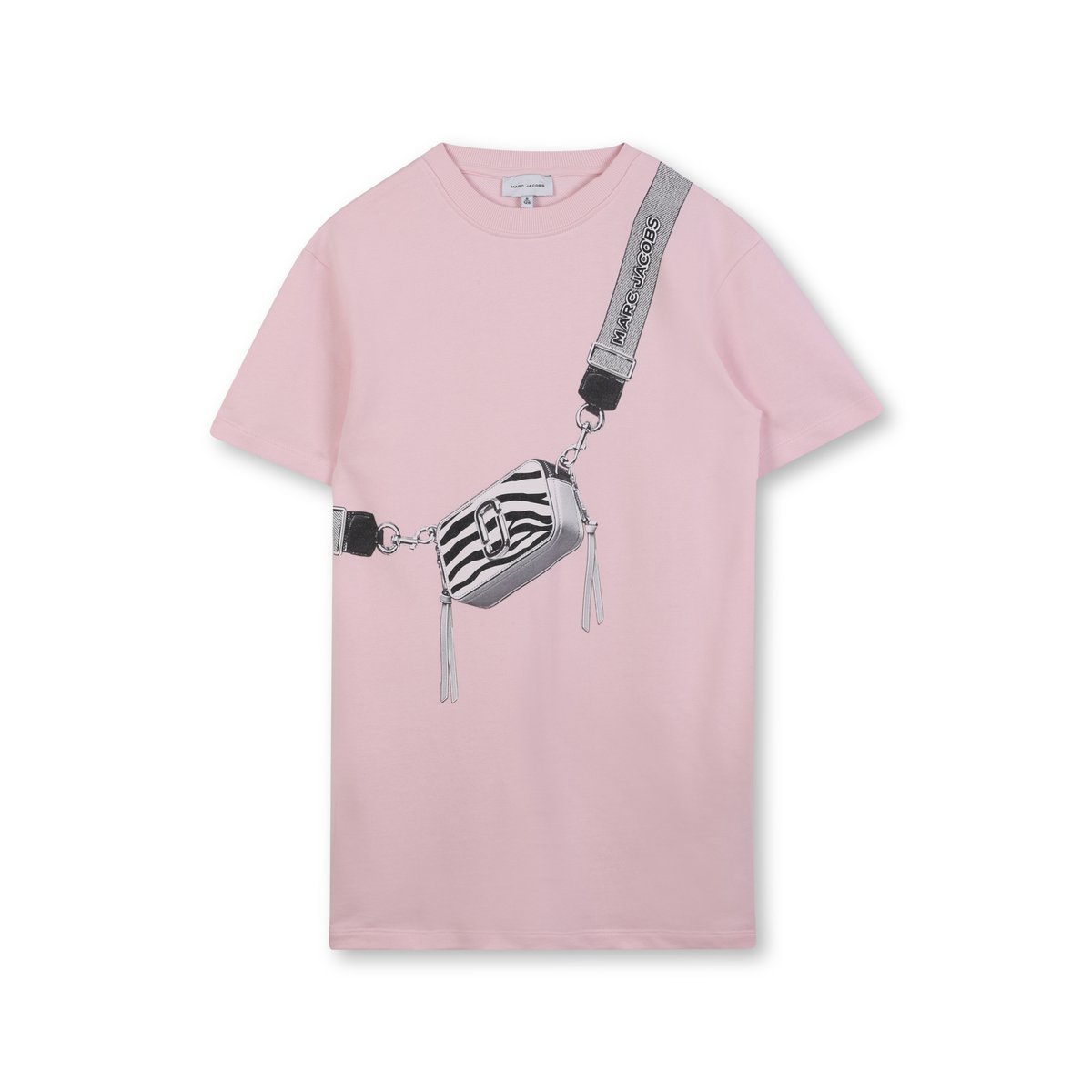Robe en polaire de coton rosee, MARC JACOBS