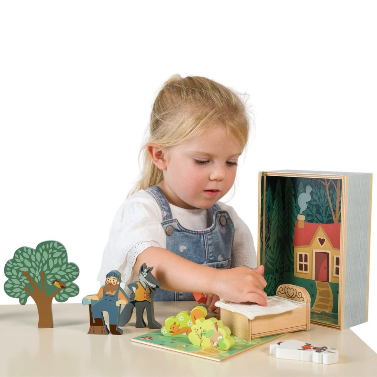 Coffret Le Petit Chaperon Rouge multicolore, TENDER LEAF TOYS
