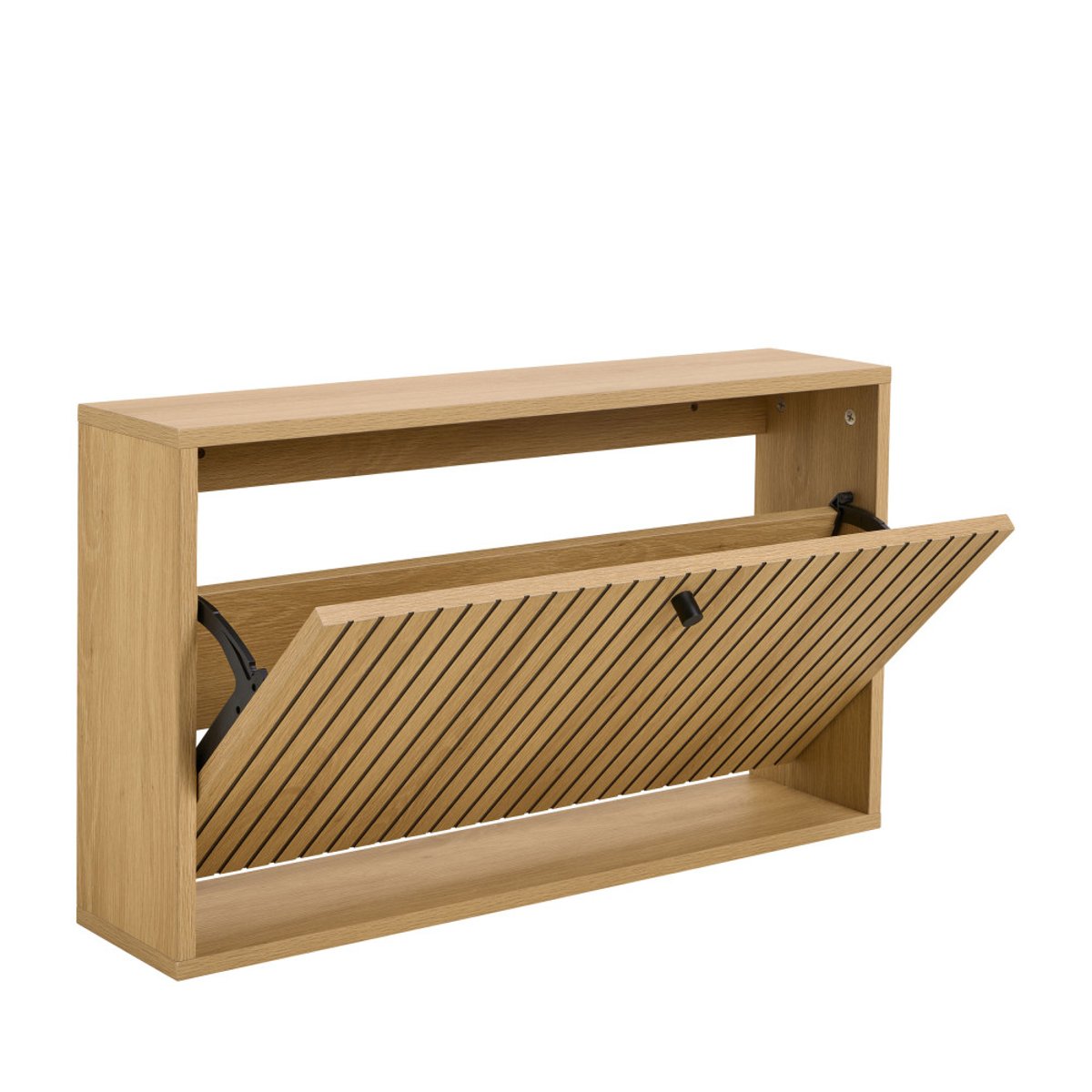 Meuble à chaussures mural en bois L71,6cm- STORO bois clair, DRAWER