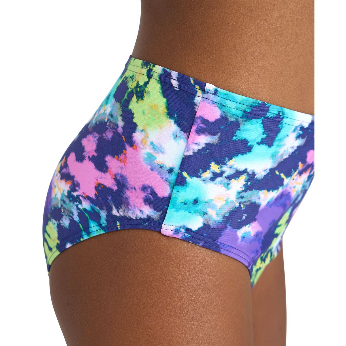 Bikini à haut court Tie And Dye navy, ARENA