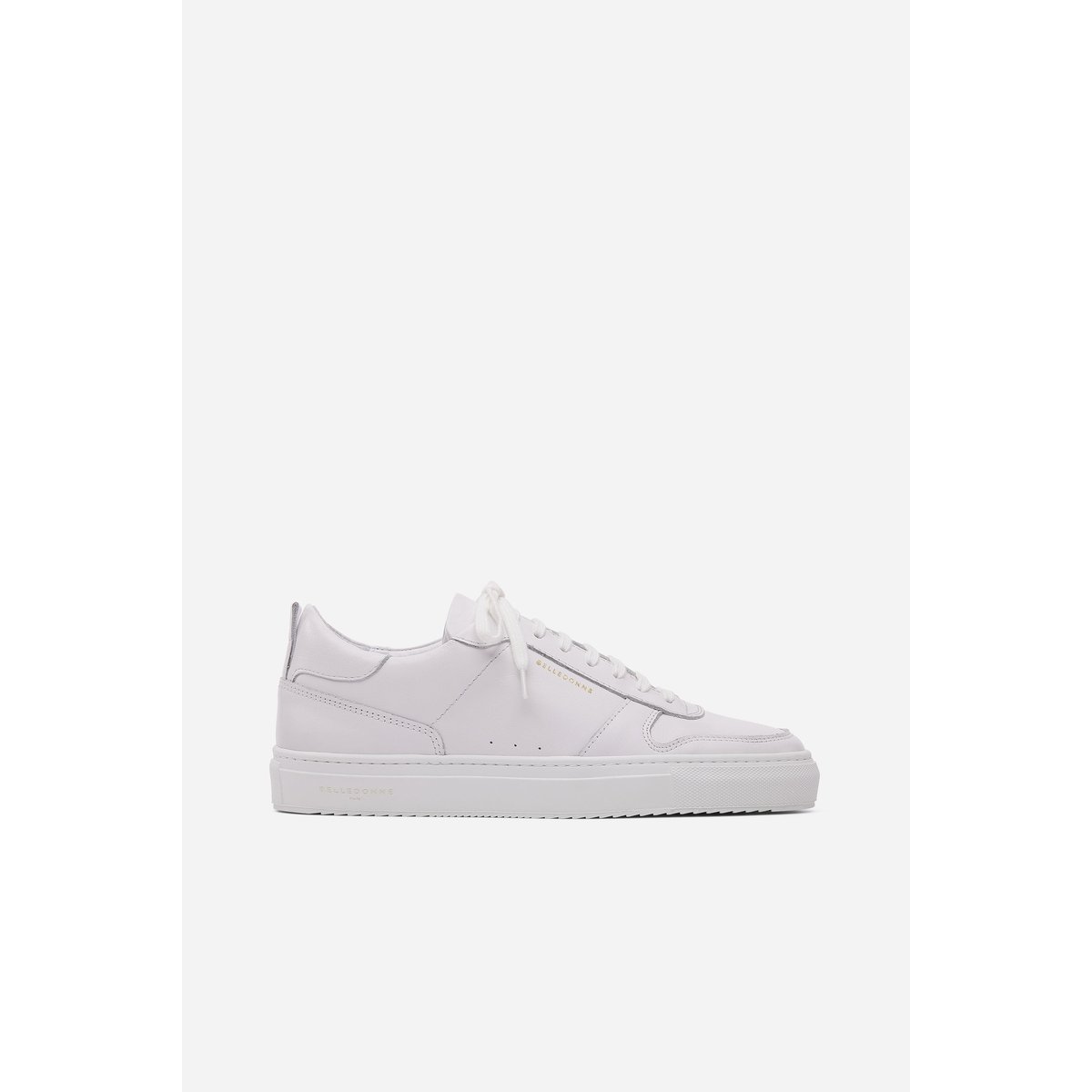 Basket cuir B0 blanc, BELLEDONNE