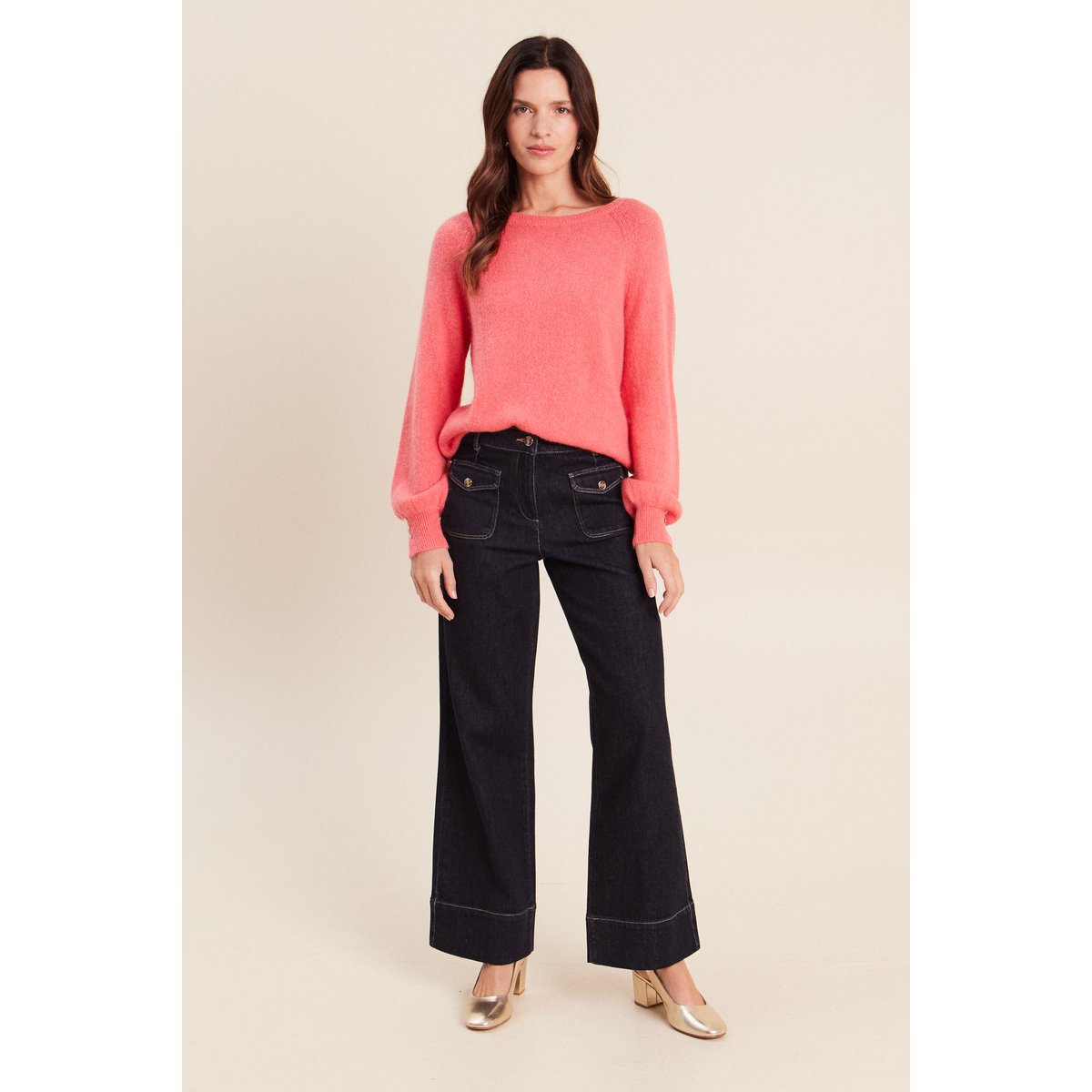 Jean large denim brut, BREAL