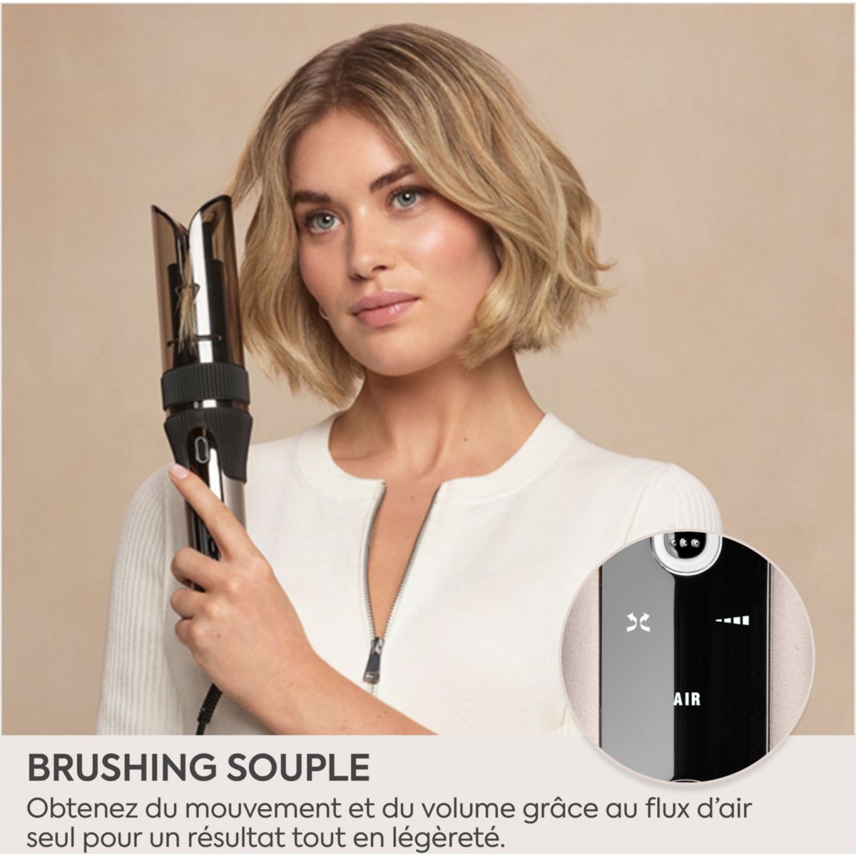 Fer à boucler automatique Style Secret Air C6688E couleur unique, BABYLISS