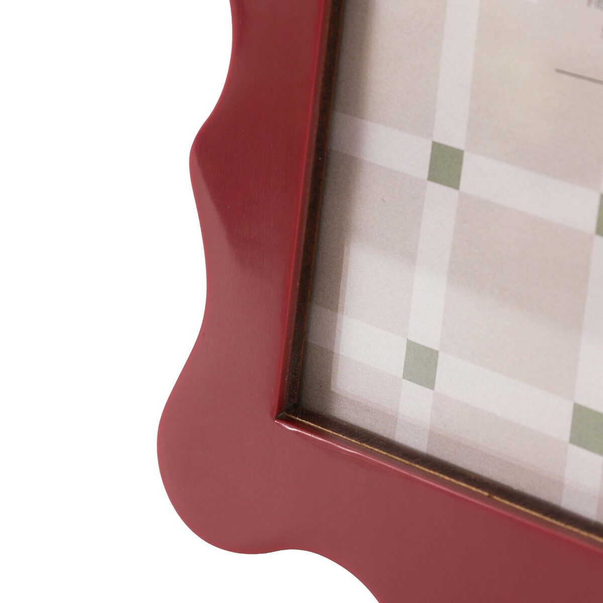 4x6" Vieste Wave Photoframe red, ÉDITÉ