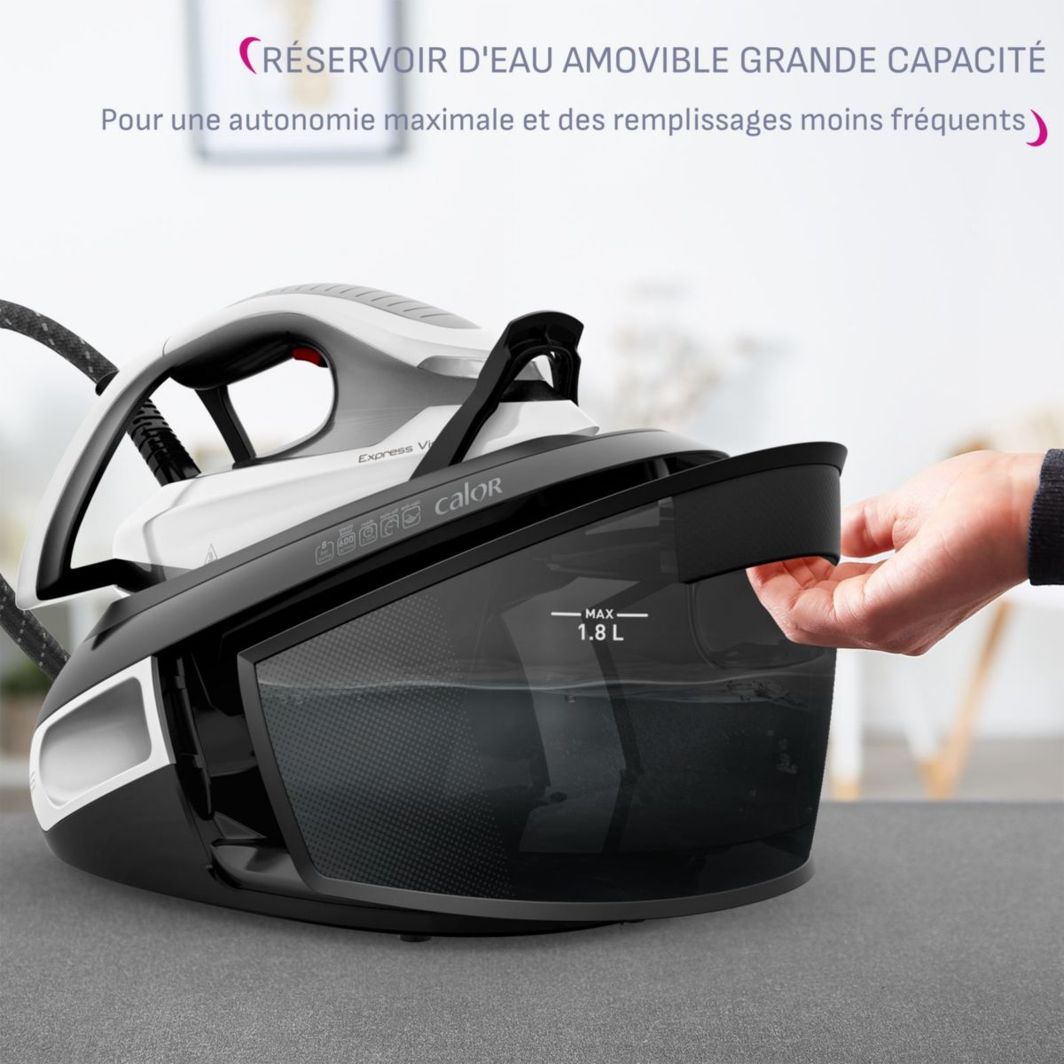 Centrale vapeur Express Vision Steam SV8156C0 couleur unique, CALOR