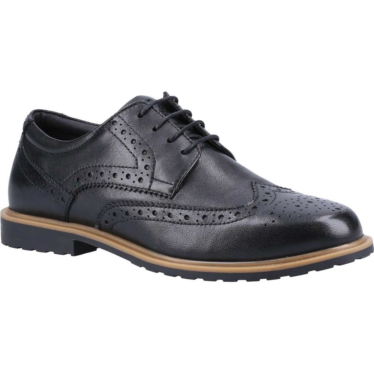 Chaussures brogues VERITY noir / marron clair, HUSH PUPPIES