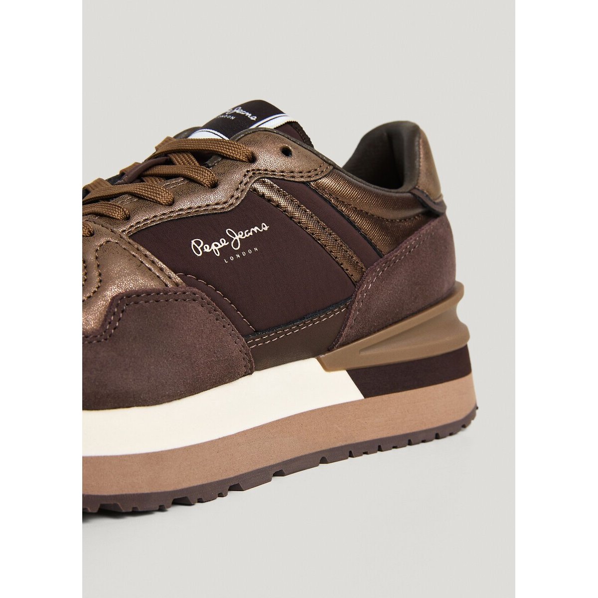 Nala Night low top trainers brown, PEPE JEANS