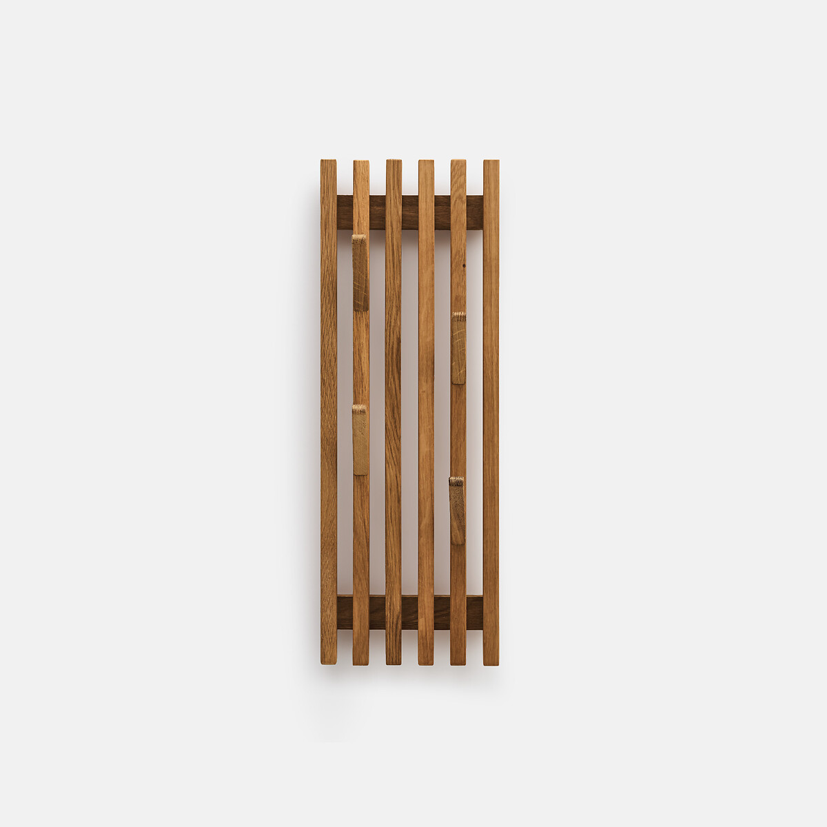 Gancho de parede, carvalho maciço, 4 ganchos, altura 60 cm, ANIES madeira escura, LA REDOUTE INTERIEURS