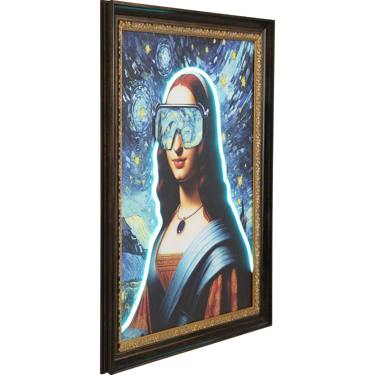 Tableau LED lady bleu, KARE DESIGN