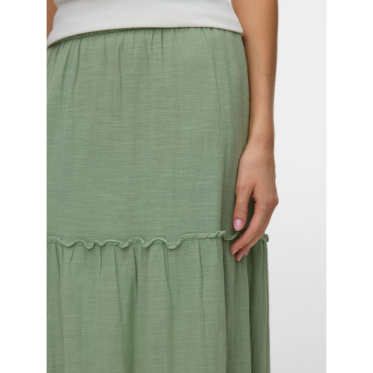 Jupe verte - basil 1, VERO MODA