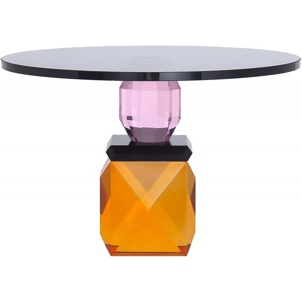 Plateau à gâteau en cristal Richmond Decoration orange vif, RECOLLECTION
