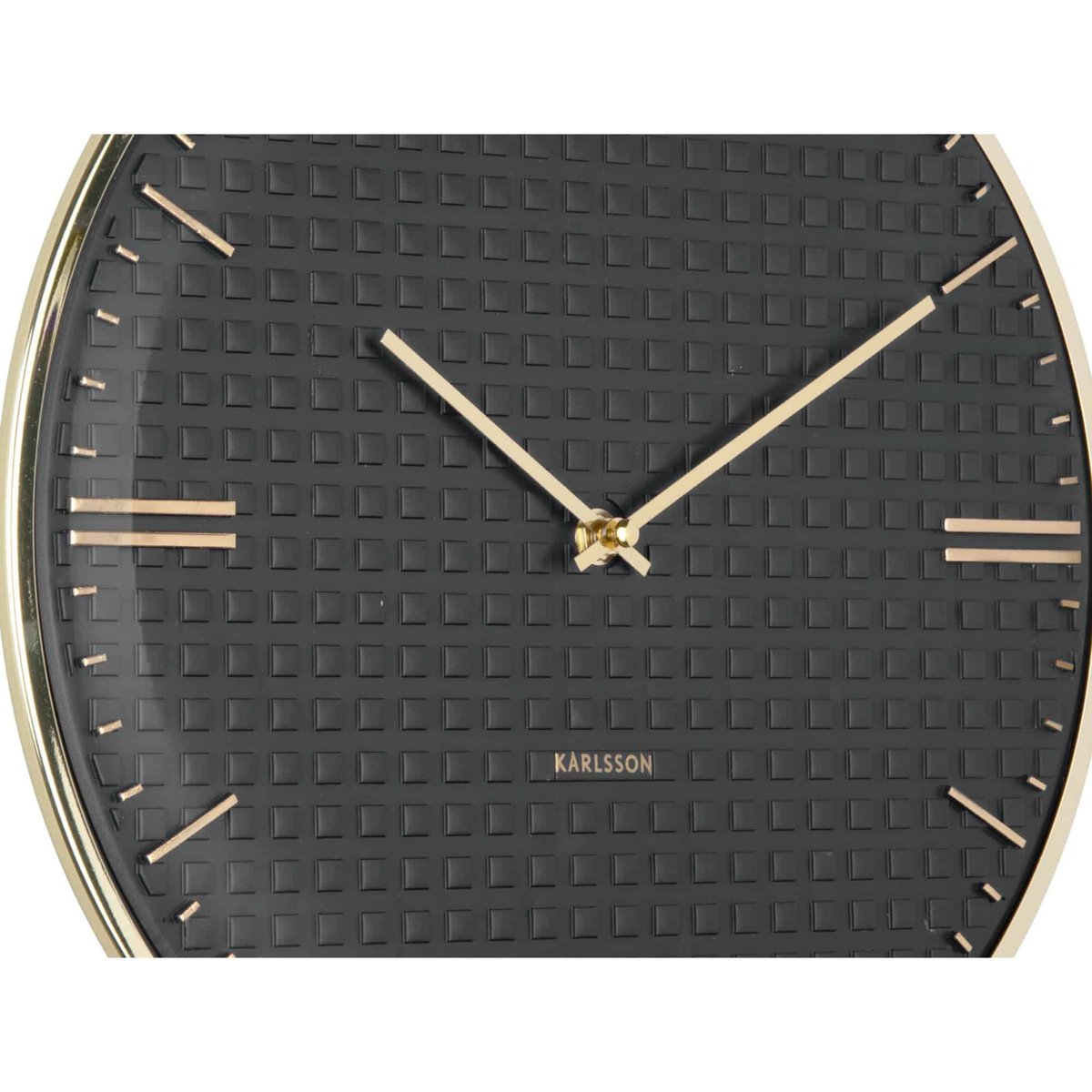 Horloge Murale Métal RIQUEZA noir, KARLSSON