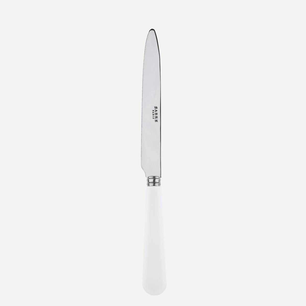 Couteau à lame crantée, Duo blanc, SABRE