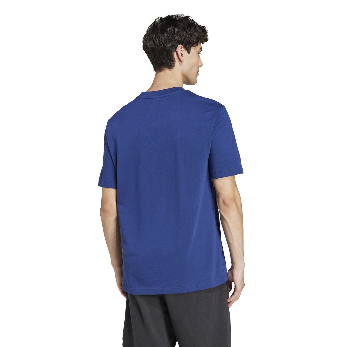 T-shirt manches courtes Essentiel petit logo bleu, ADIDAS SPORTSWEAR
