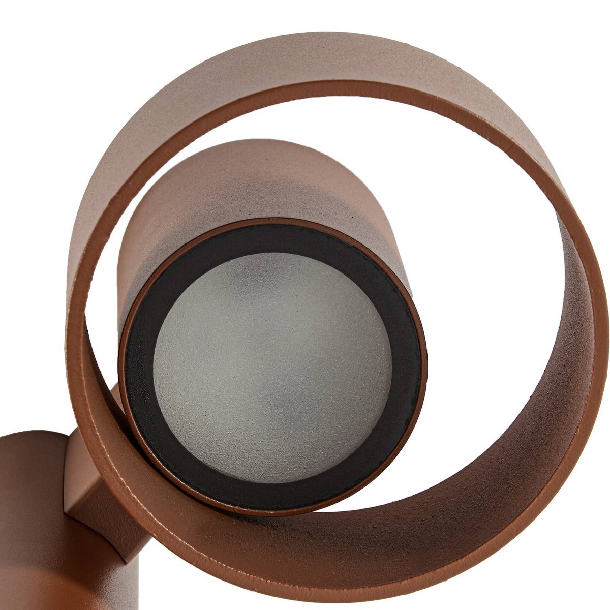 Luminaire extérieur en aluminium moderneLED marron, LUCANDE