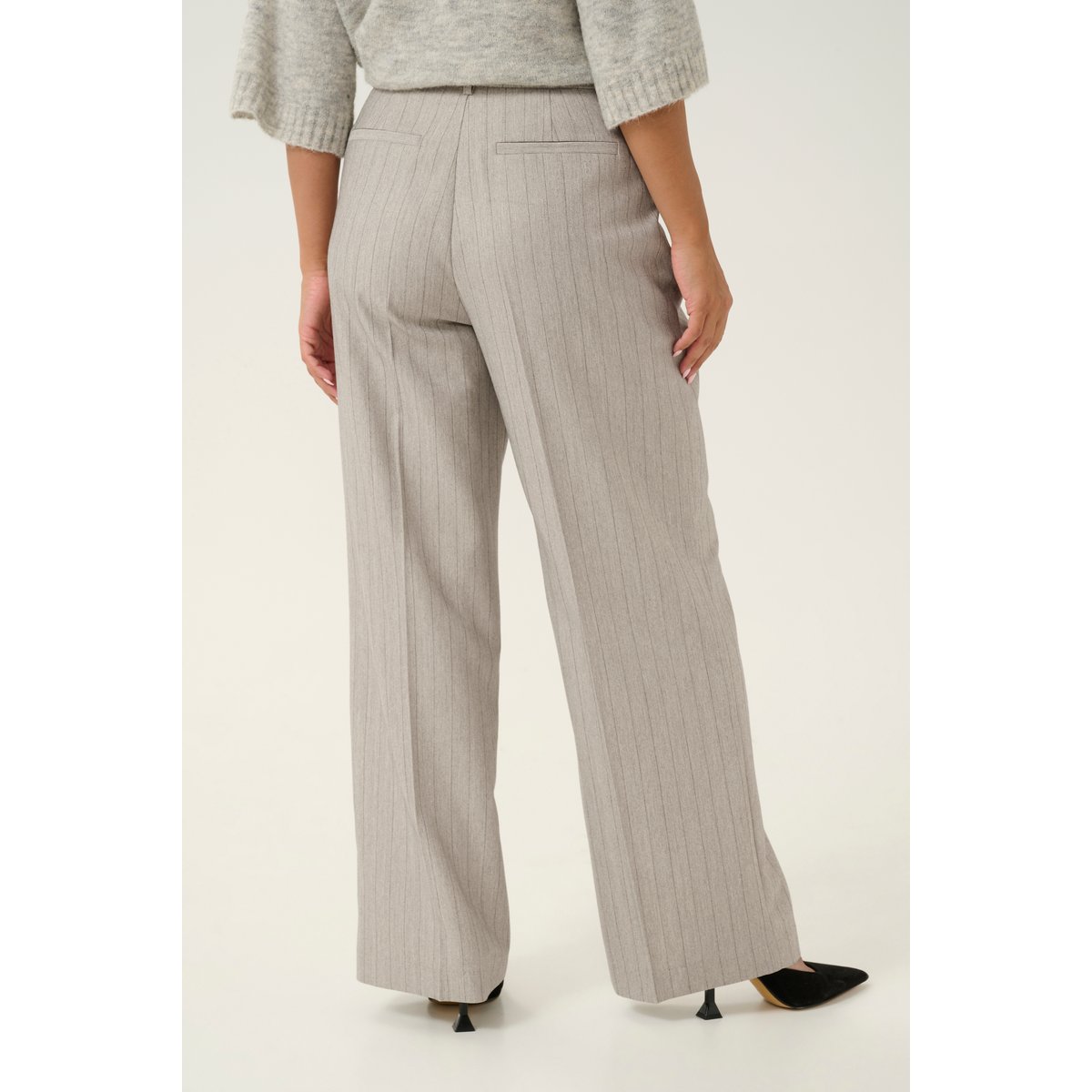 Pants Suiting gris grey pinstripe, KAFFE