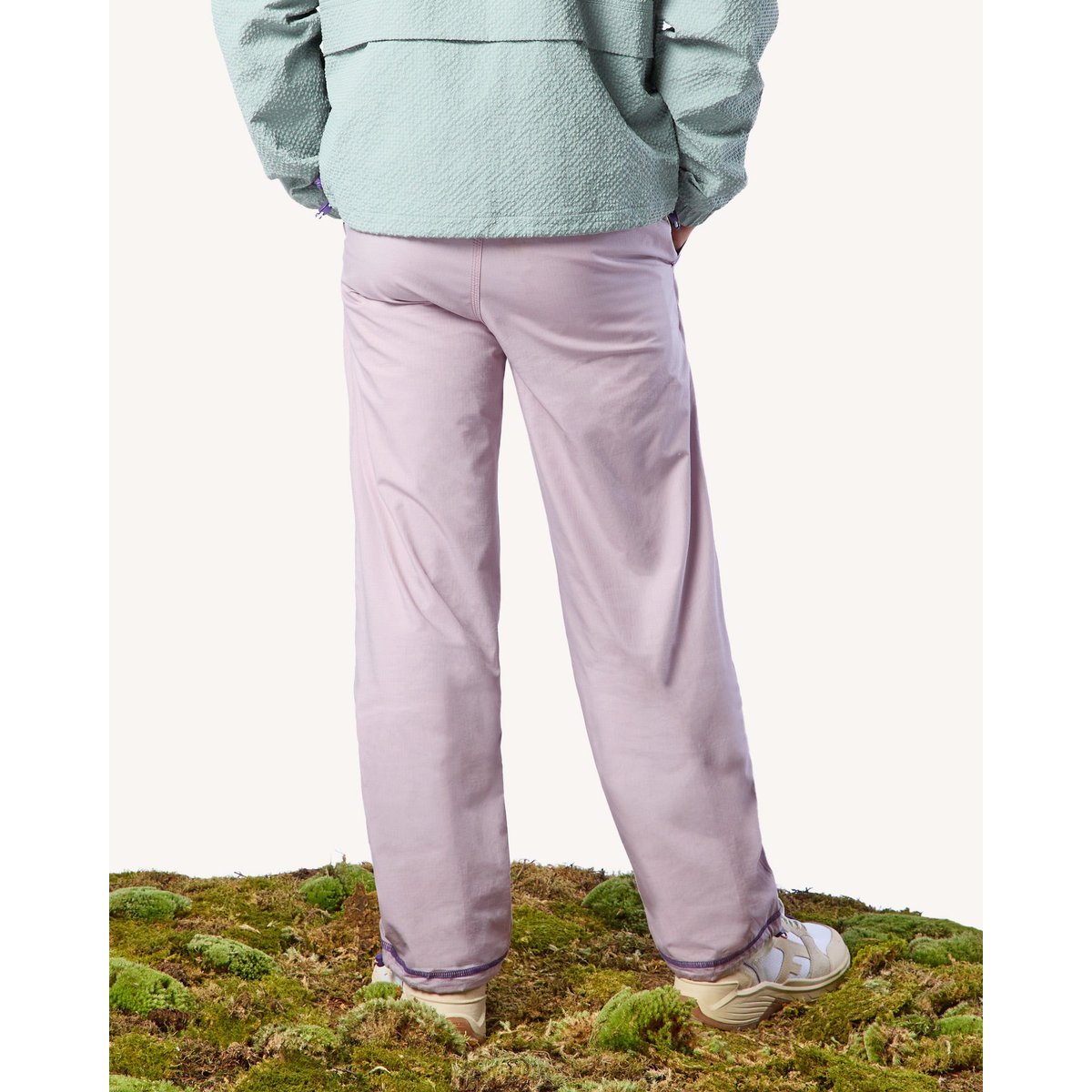 Pantalon élastique DREUILLE OTD rose grisé, FAGUO