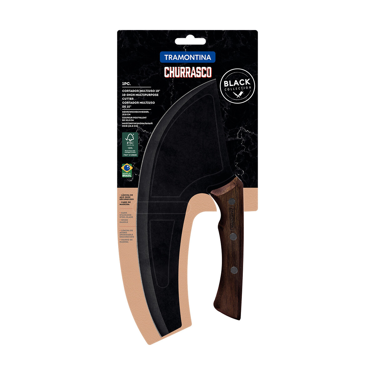 Cortador Multiuso Churrasco Black, Tramontina madeira, TRAMONTINA