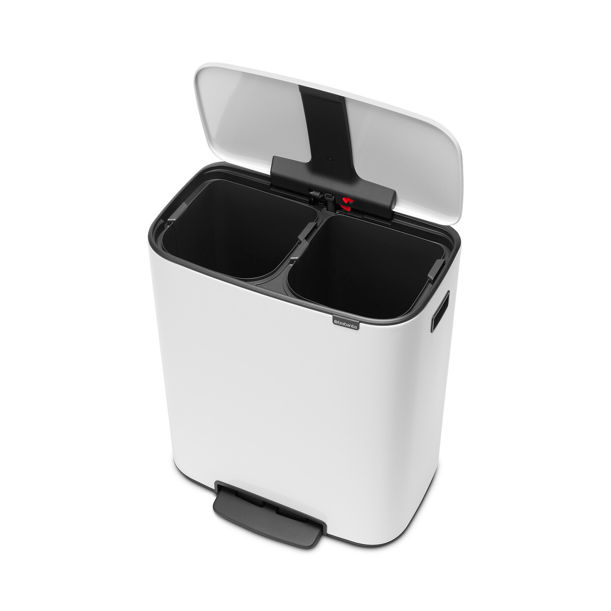 Bo Pedal Bin, 2 x 30L white, BRABANTIA