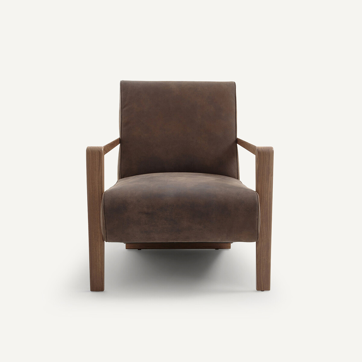 Leren fauteuil Sanami koffie, AM.PM