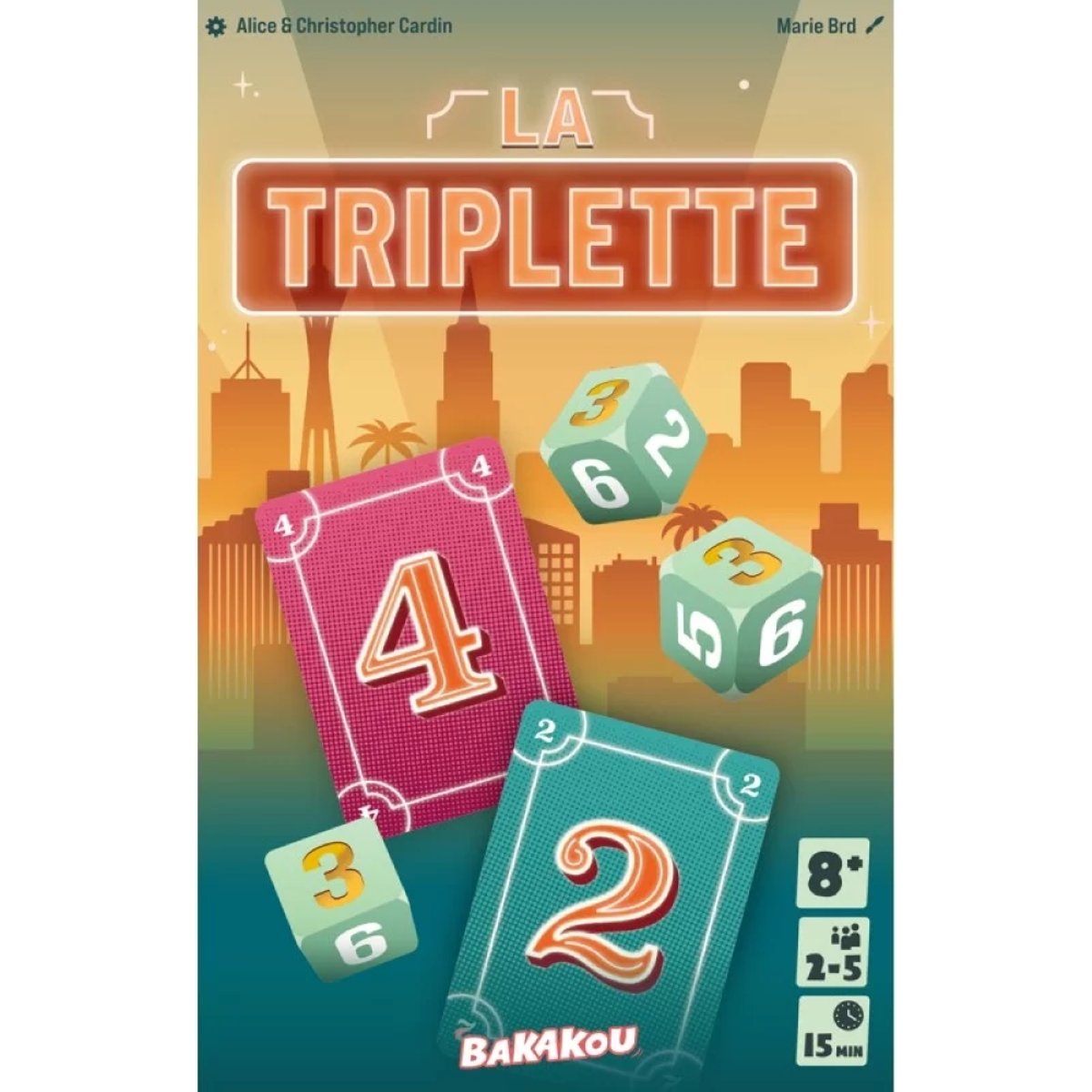 La Triplette Jeux d'ambiance orange, GIGAMIC