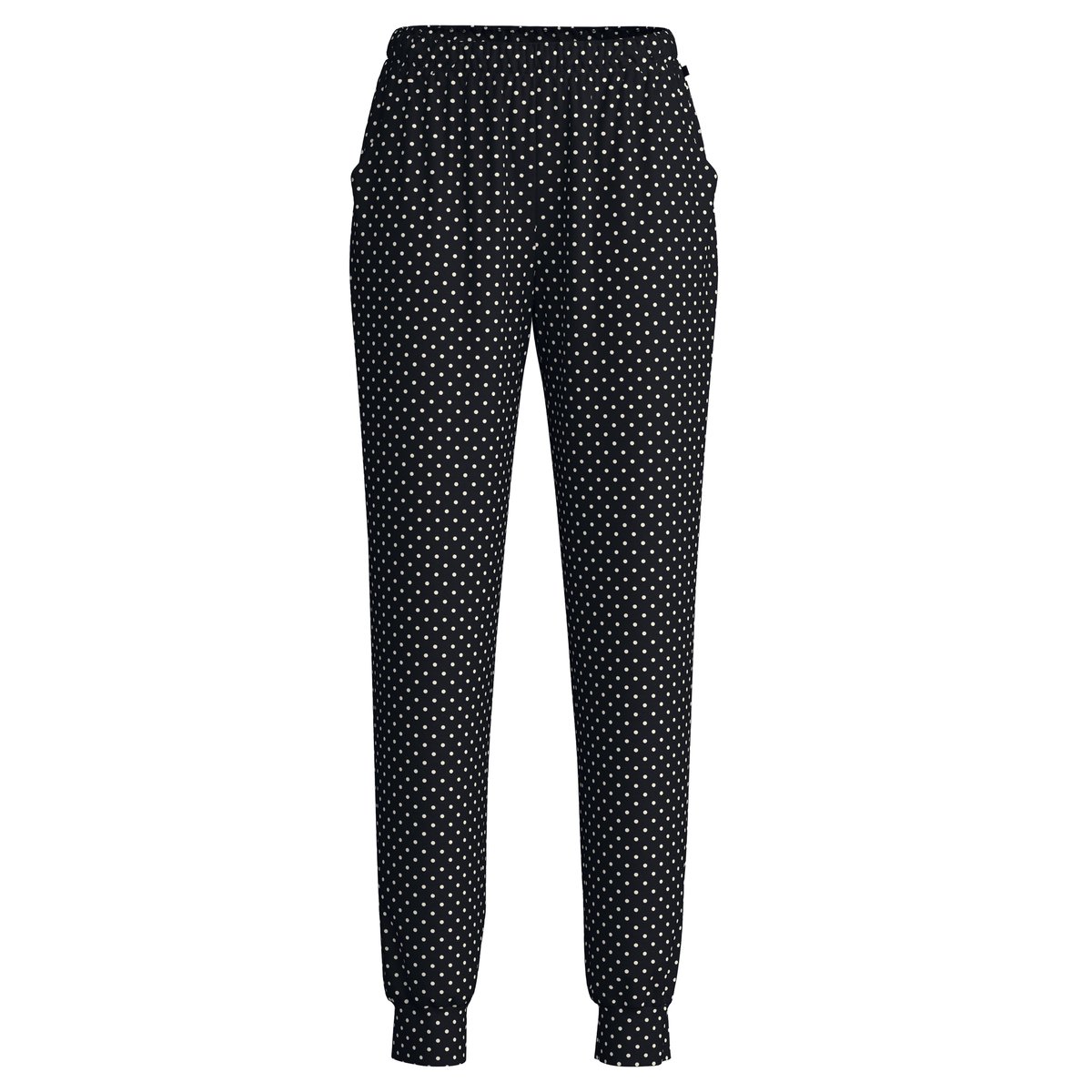 Bas de pyjama avec poignets Coton FAVOURITES JOURNEY noir, CALIDA