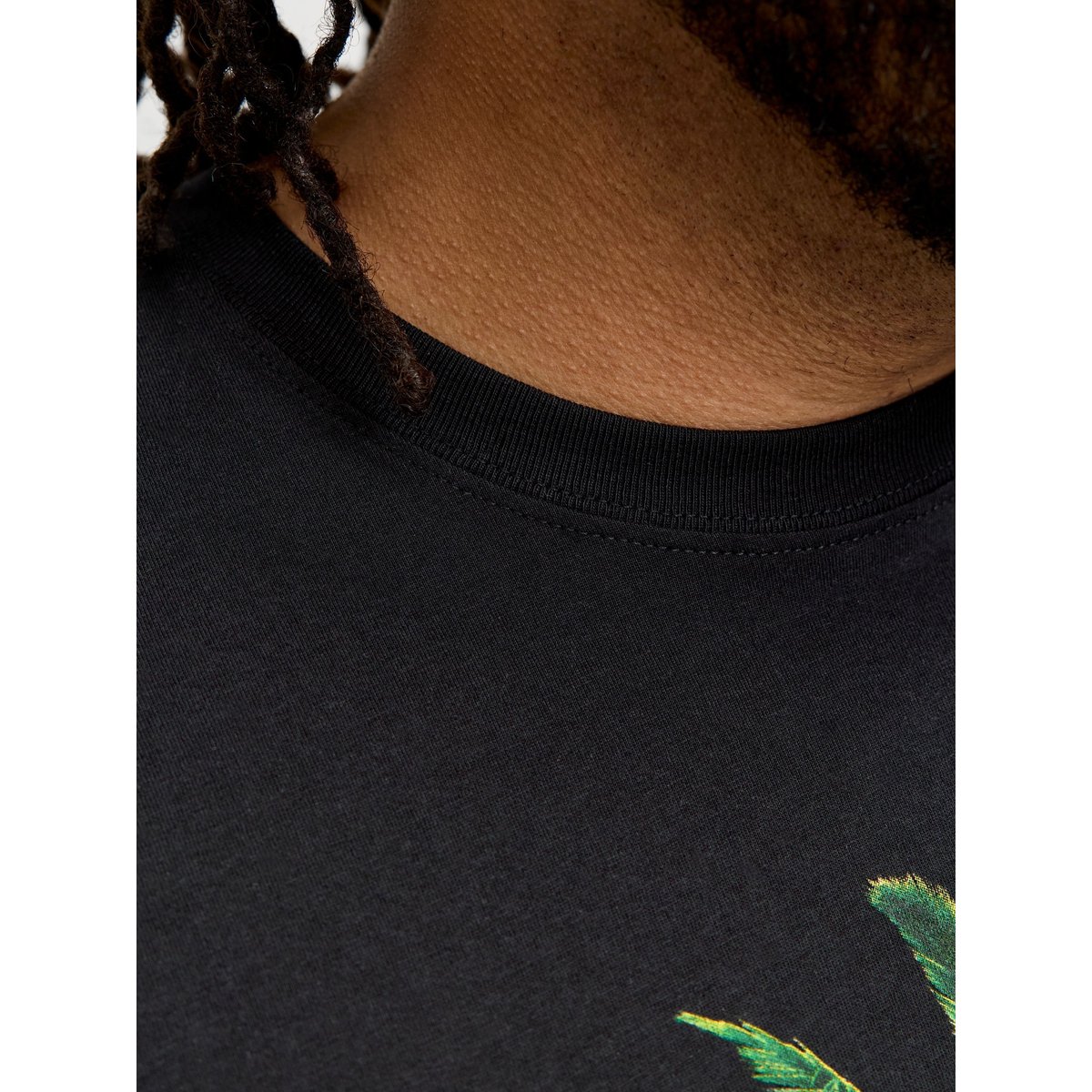 T-Shirt noire - black, JACK & JONES