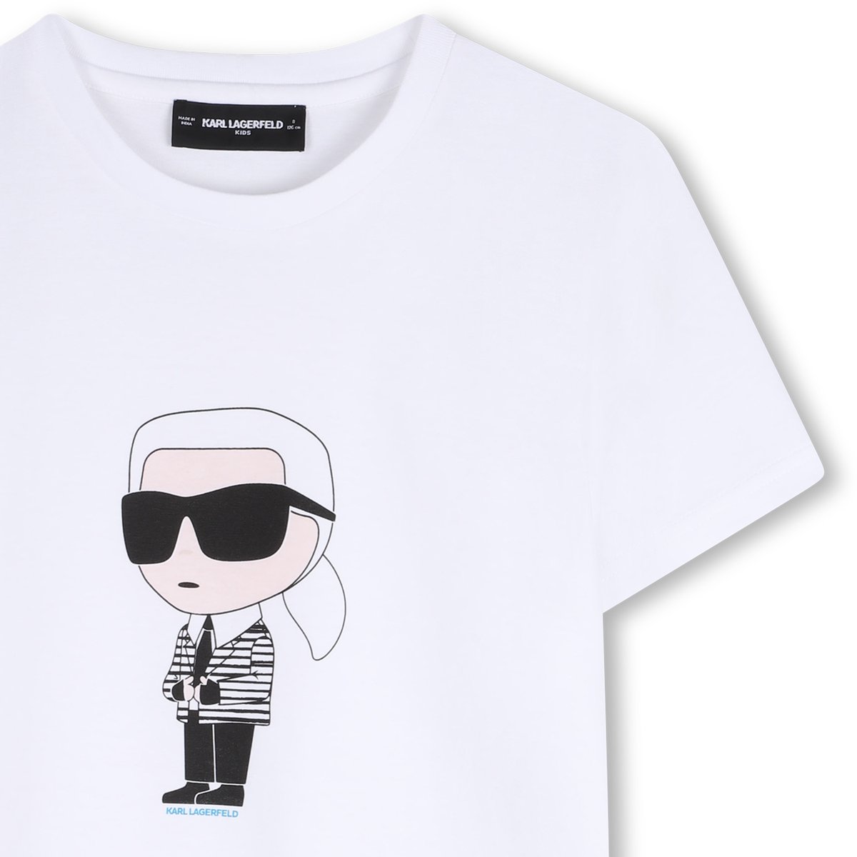 T-shirt manches courtes blanc, KARL LAGERFELD KIDS