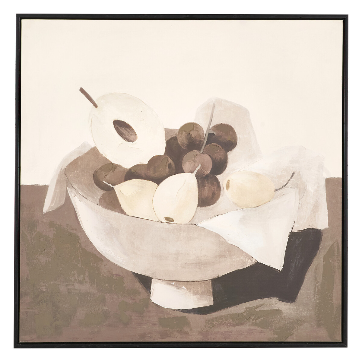 70cm Fruit Design Canvas with Black Frame natural, ÉDITÉ