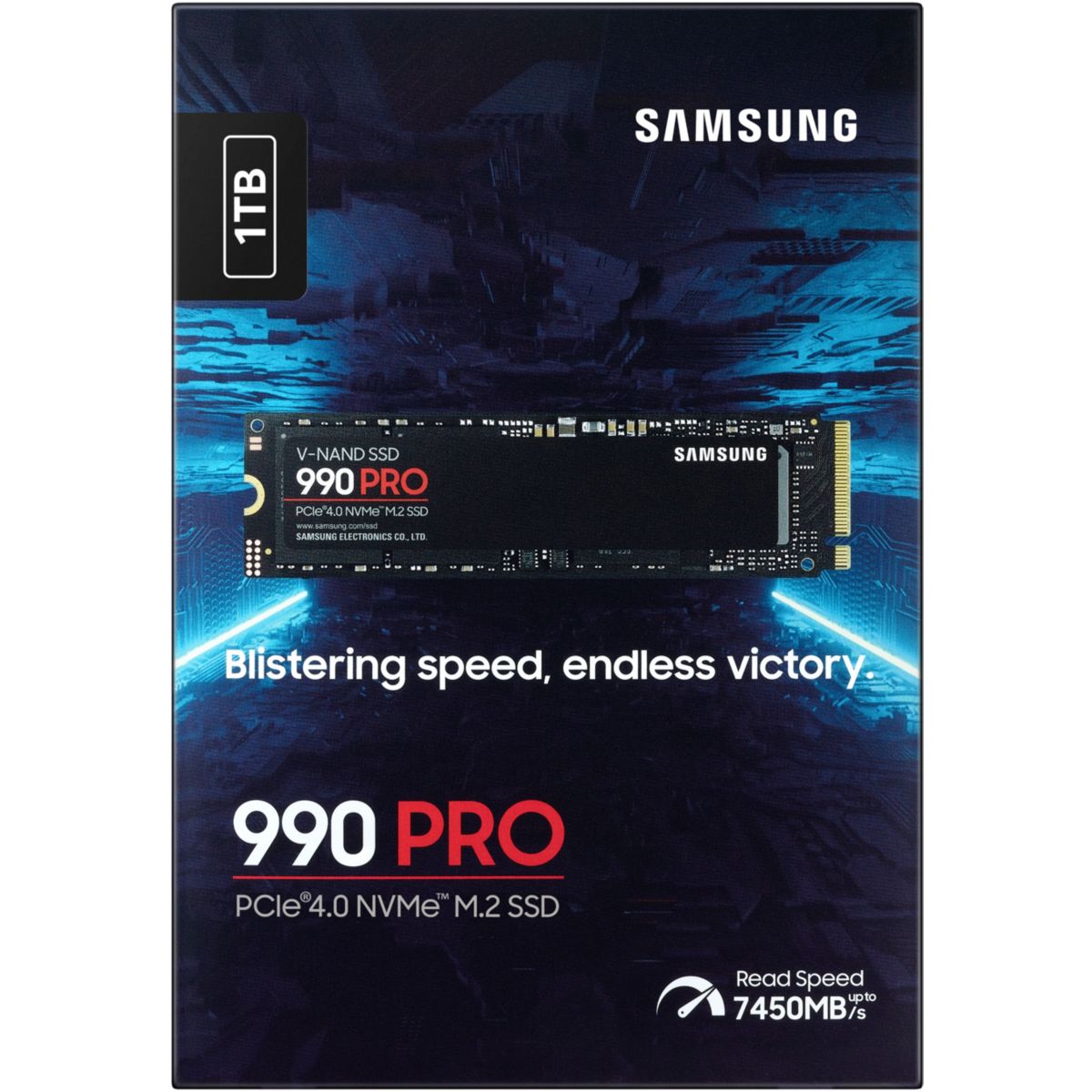 Disque SSD interne 1To 990 Pro PCIe 4.0 NVMe M.2 couleur unique, SAMSUNG