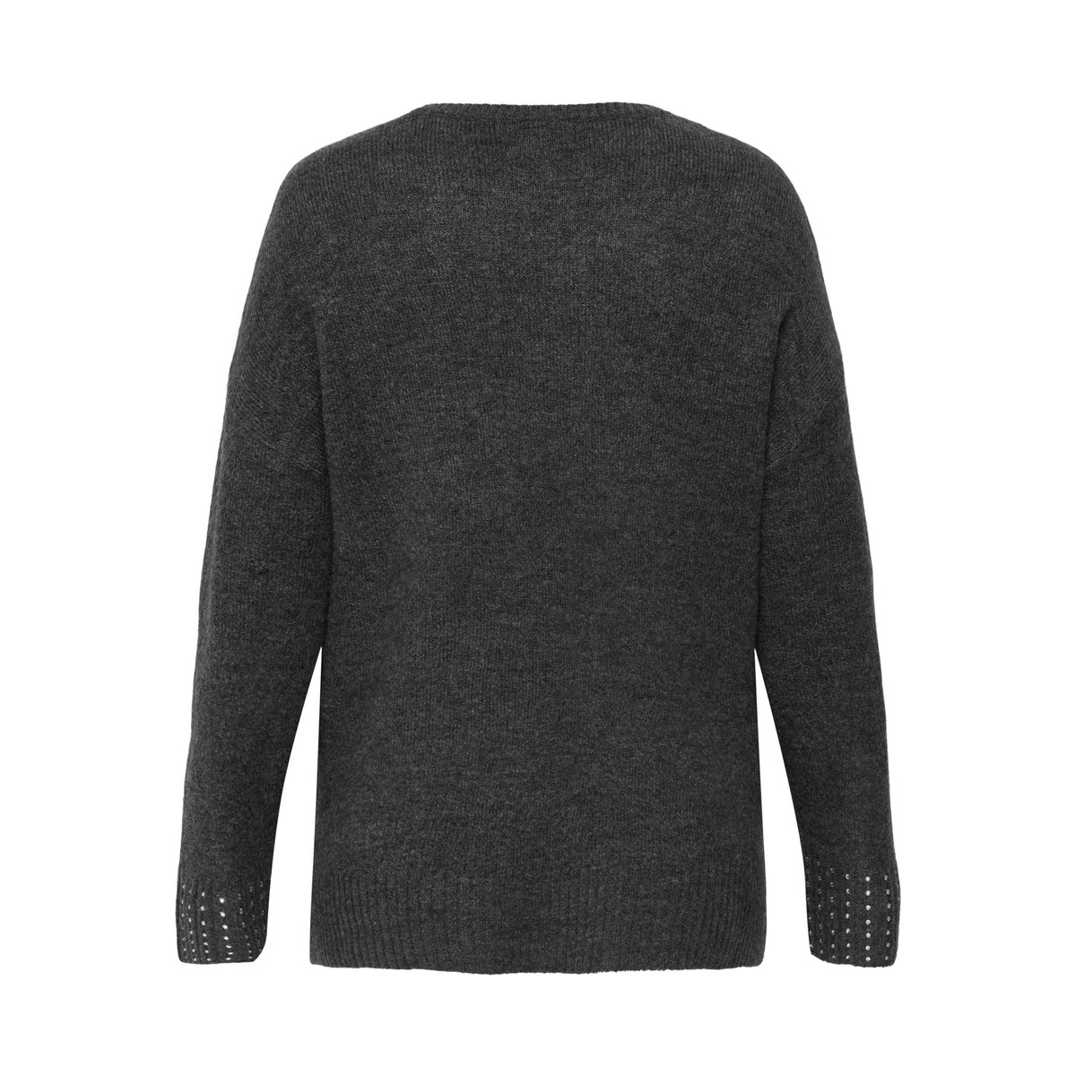 Pull En Maille dark grey melange, ONLY CARMAKOMA
