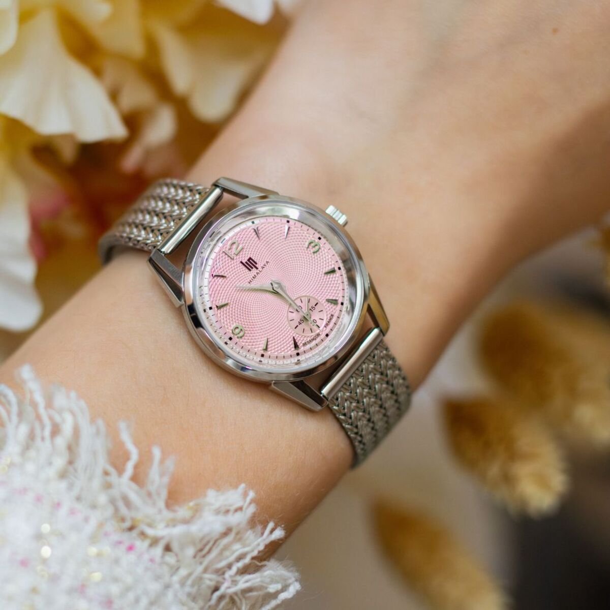 Montre Analogique HIMALAYA argenté rose argenté, LIP