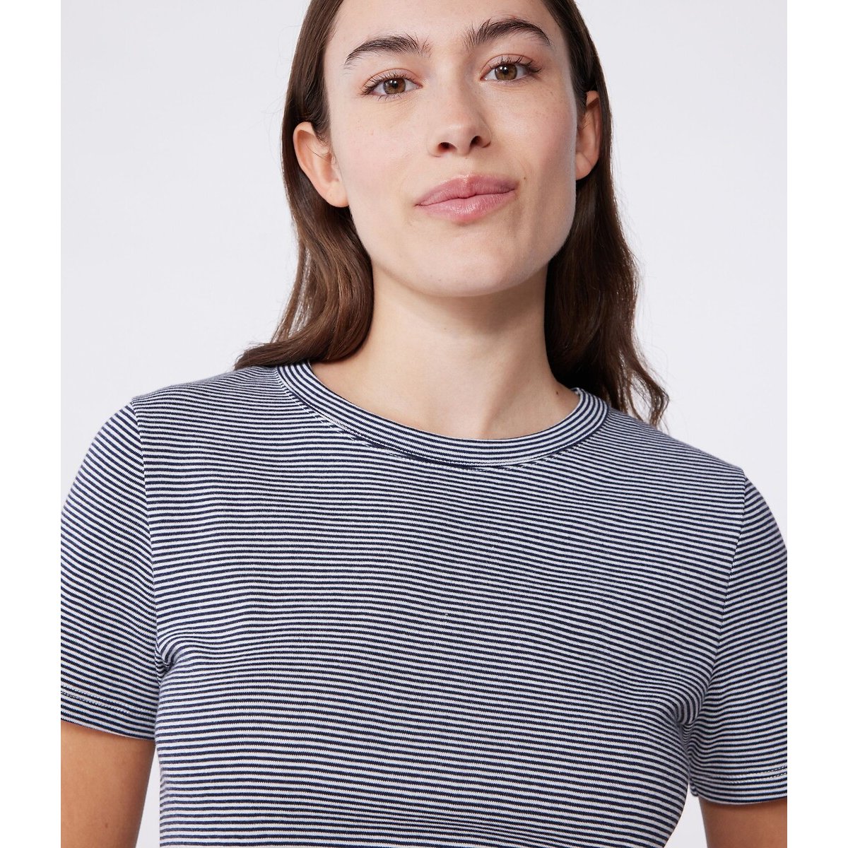 Striped Iconic Short Sleeve T-Shirt white/blue, PETIT BATEAU