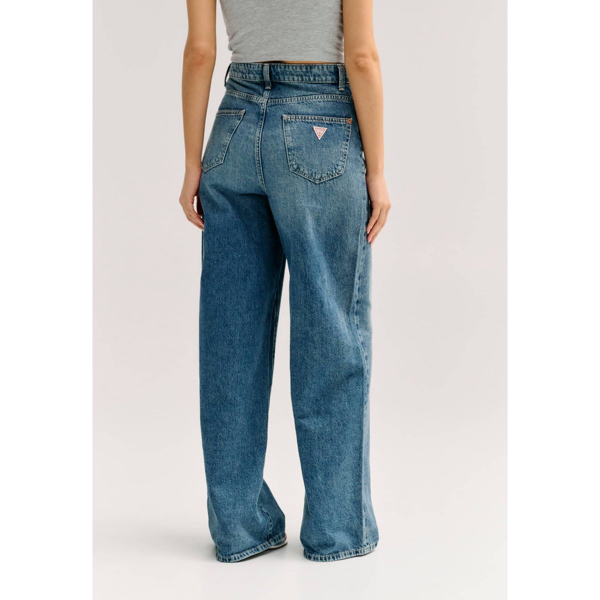 Wide-Leg Jeans bleu, GUESS