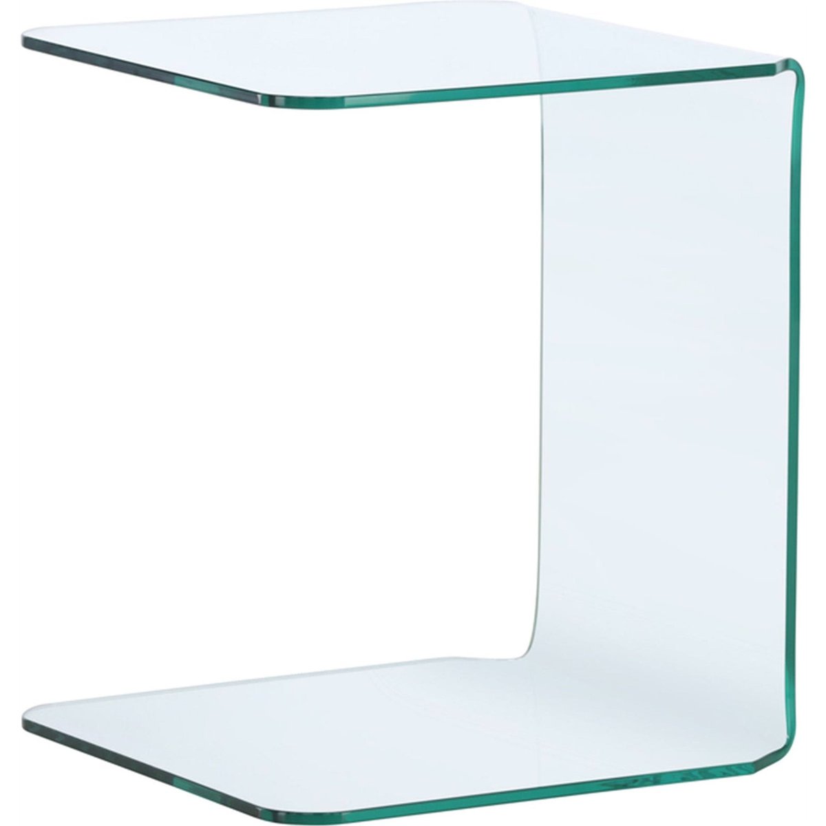 Table d'appoint en verre collection AVARATIVE transparent verre, RECOLLECTION