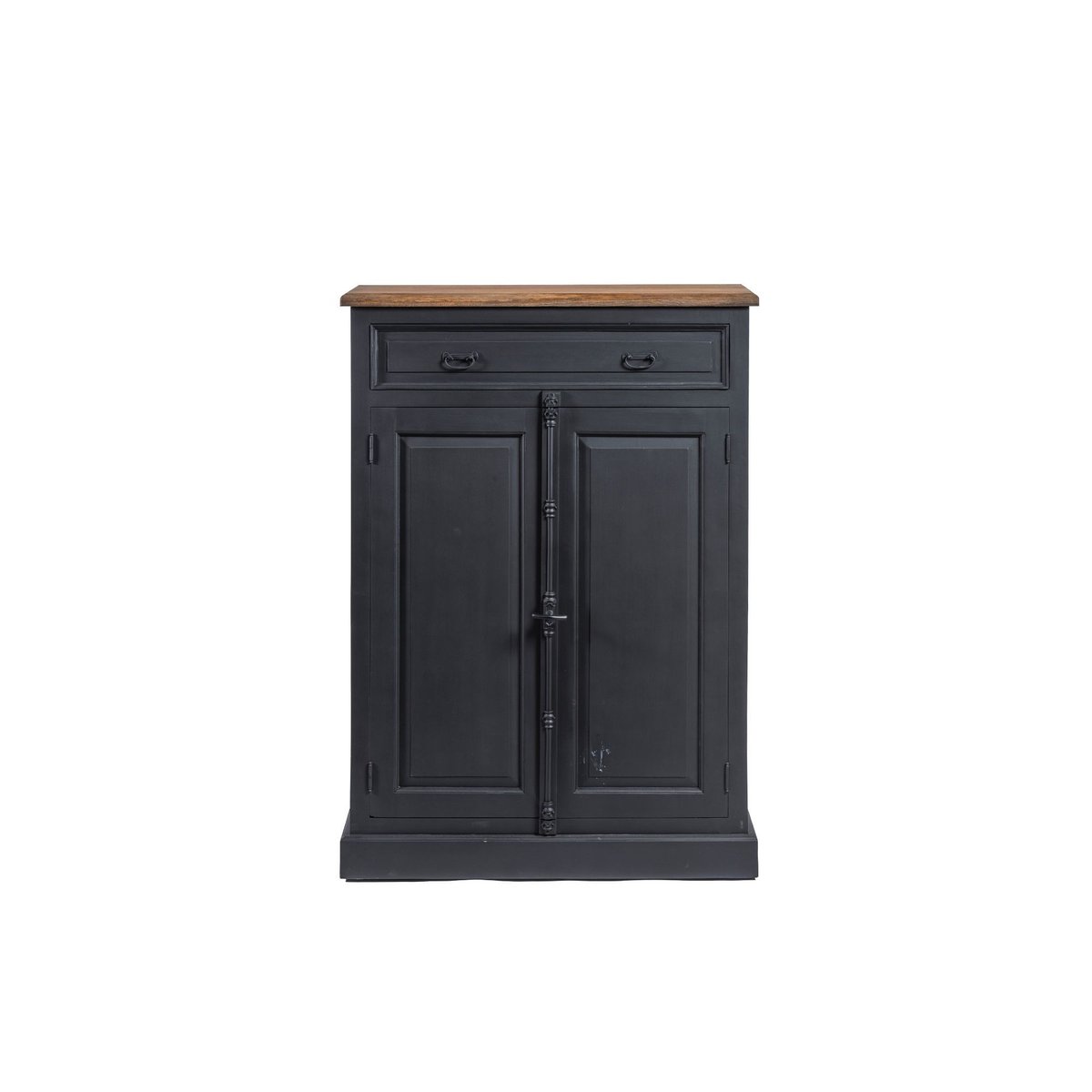 Buffet parisien en bois 2 portes 1 tiroir - DALILA noir, HELLIN, DEPUIS 1862