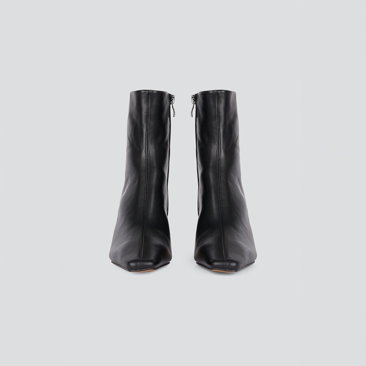 Bottines à talons cuir FLAVIA noir, BENOA