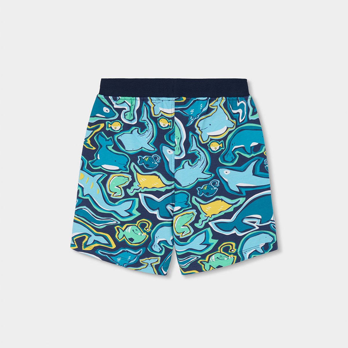 Short garçon imprimés requin multicolore, BOBOLI