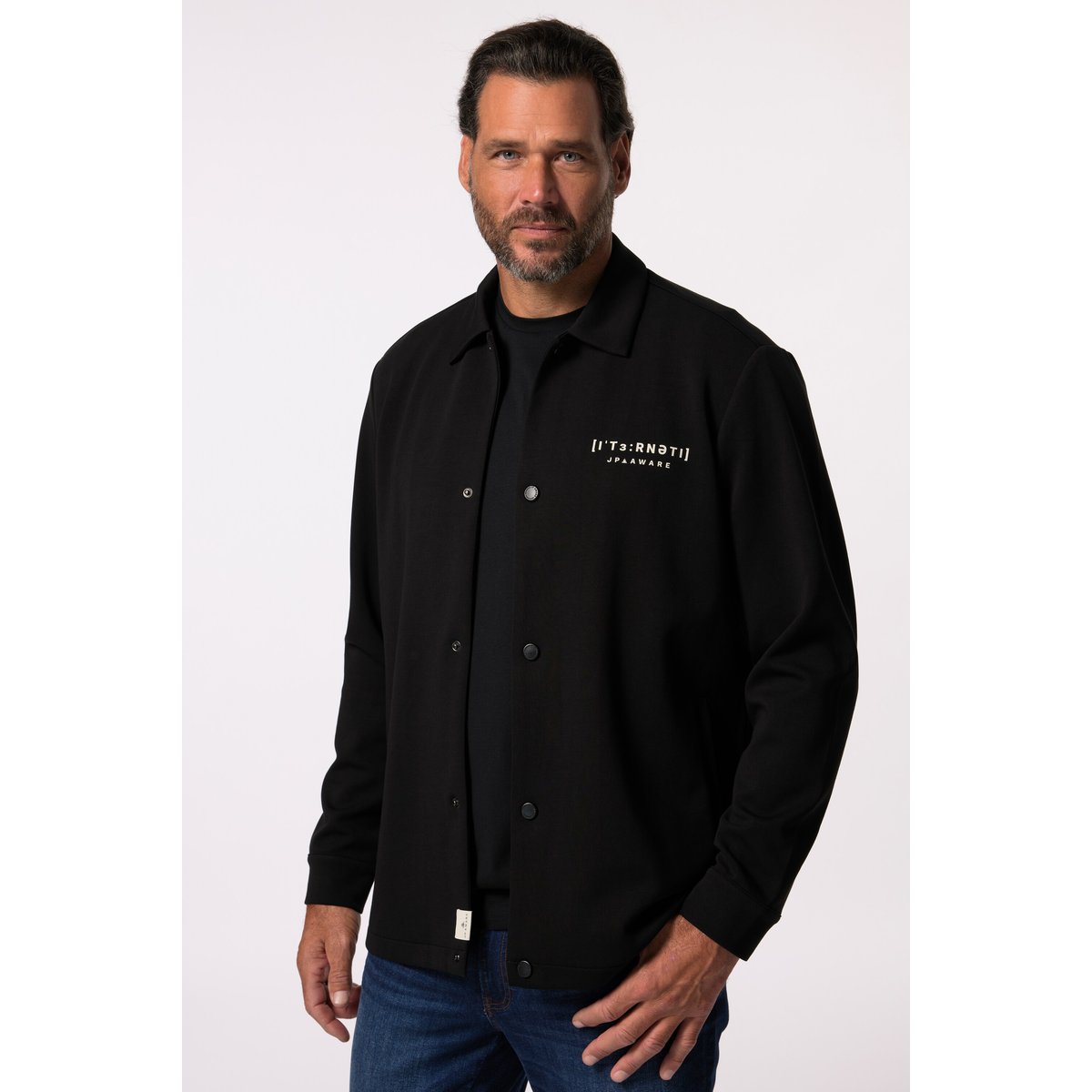 Surchemise FLEXNAMIC® noir, JP1880