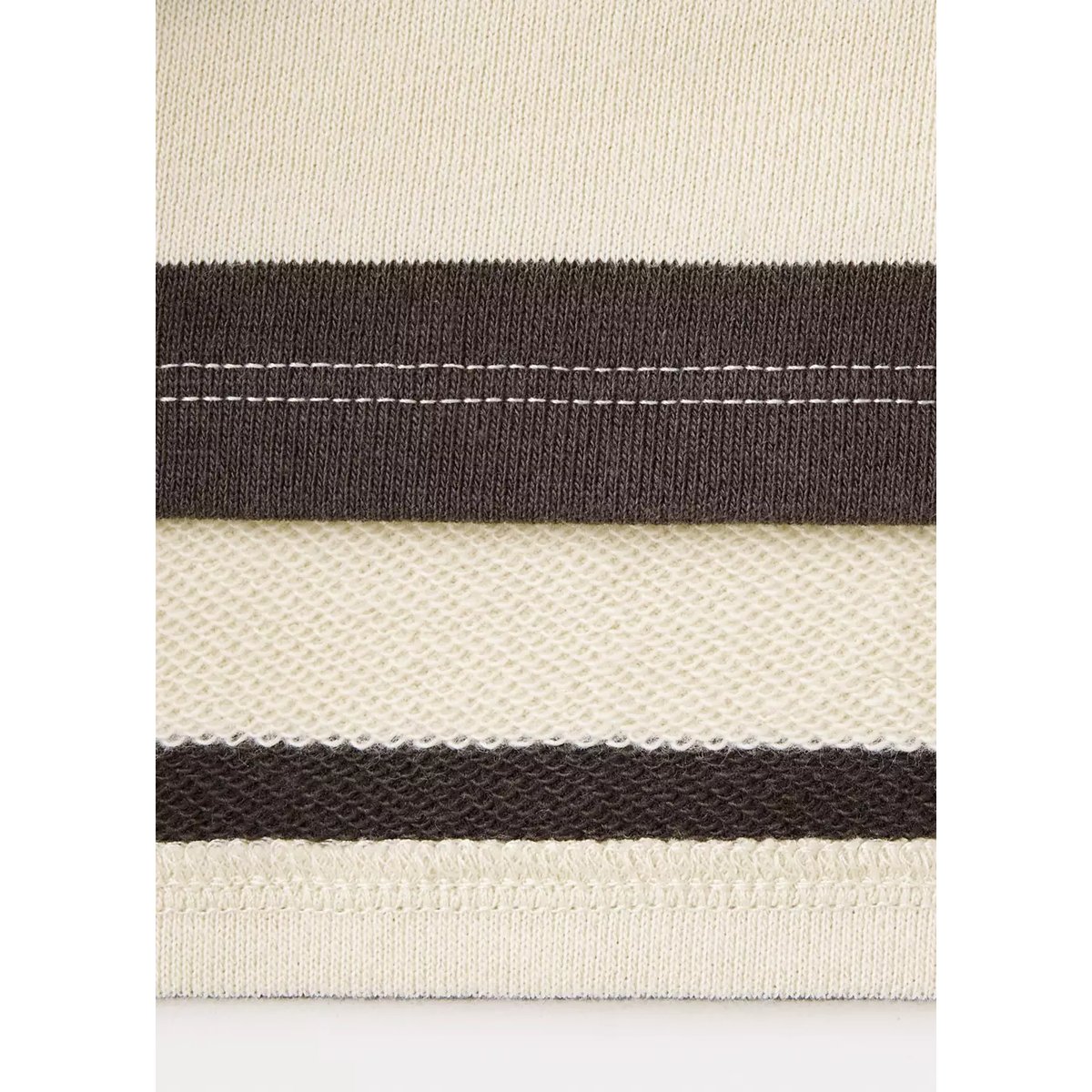 Sweat-shirt polo rayures chocolat, MANGO BABY