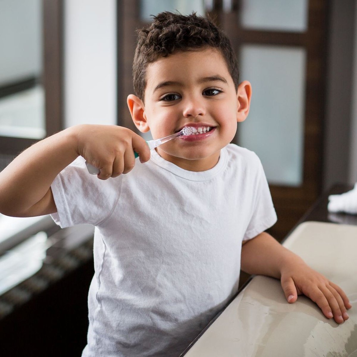 Lot de 2 têtes de brosses à dents enfant blanc, BBLÜV