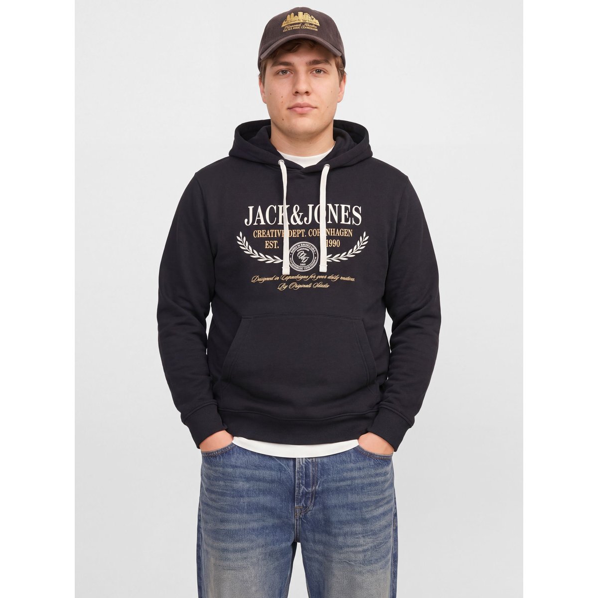 Sweat-Shirt black 1, JACK & JONES