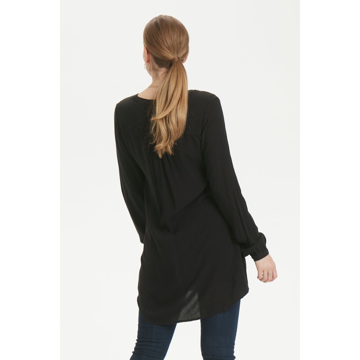 Tunique noir black deep, KAFFE