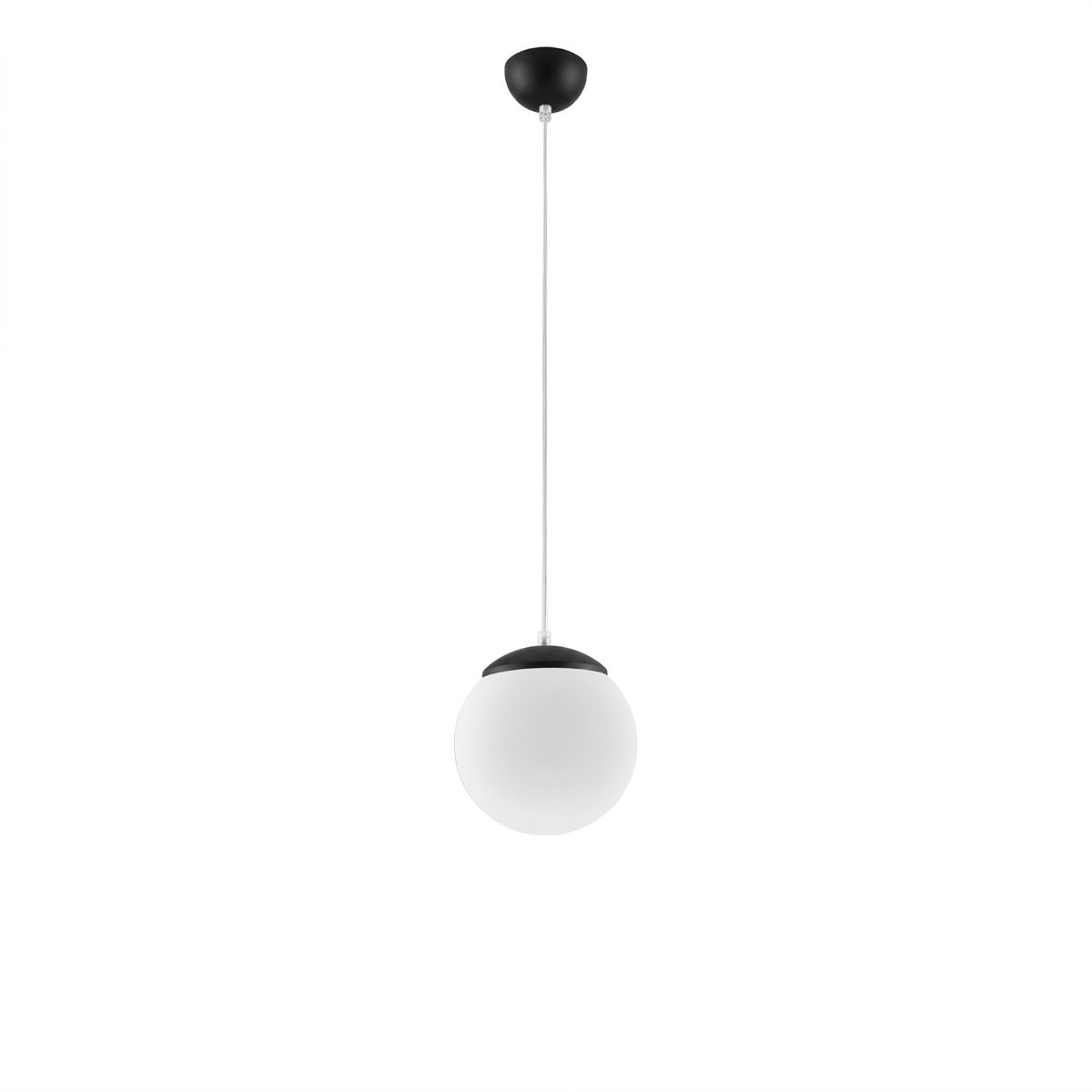 Suspension Acier Noir E27 1 Ugo noir, EDEN
