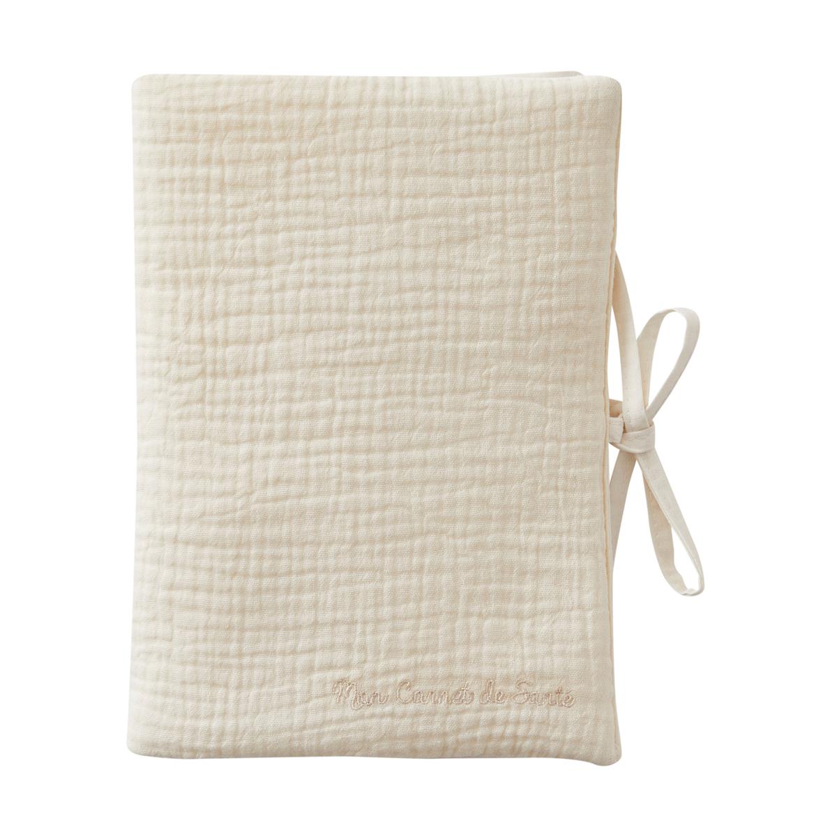 Protège carnet de santé ecru, BB & CO