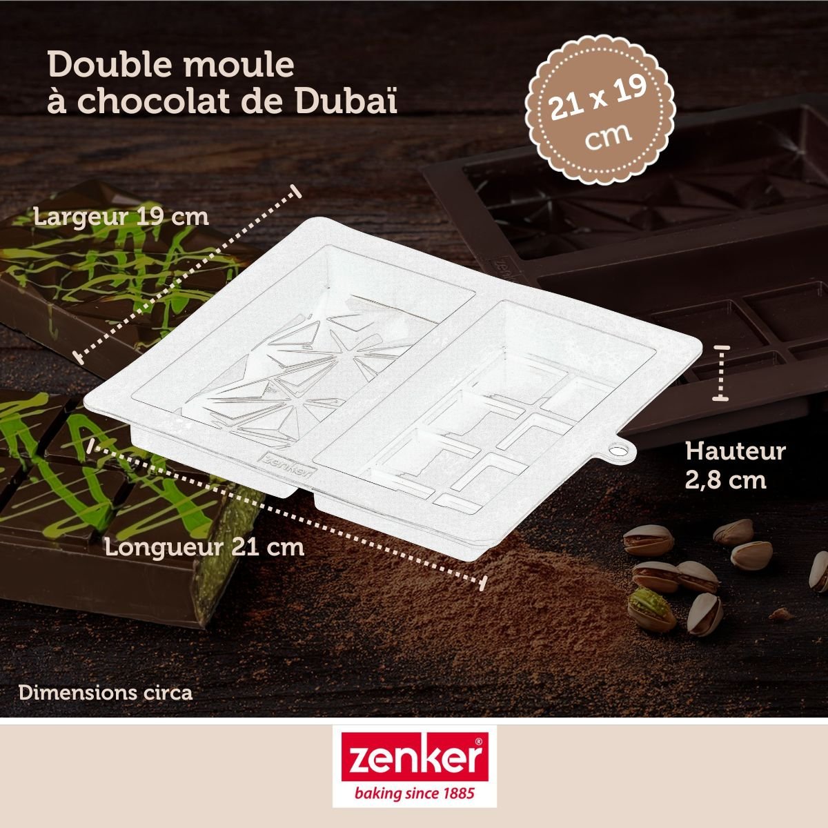 Set de 5 ustensiles de pâtisserie moule SPÉCIAL CRÉATIVE brun, ZENKER