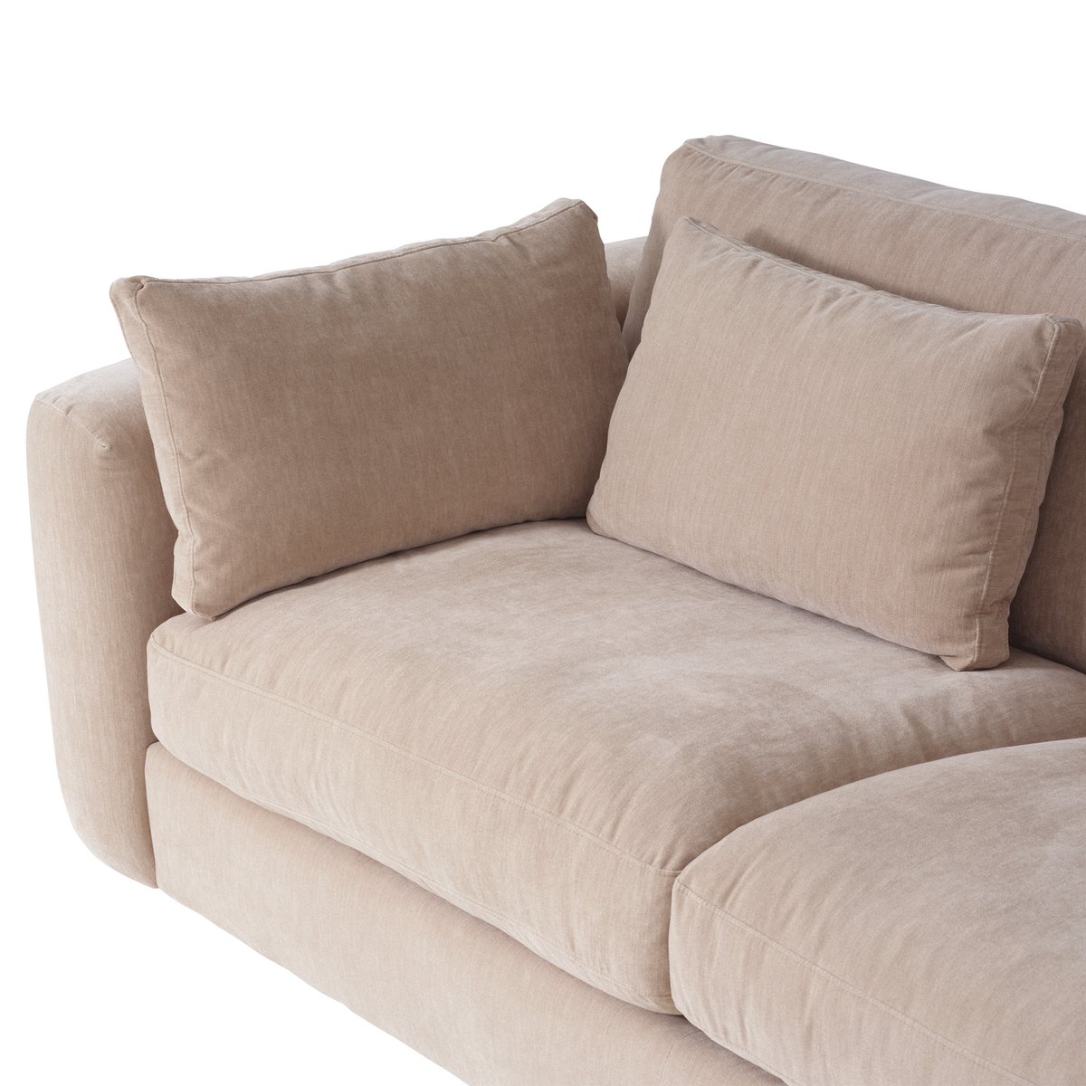 Canapé 3 places en chenille CHUNKY sable, VTWONEN